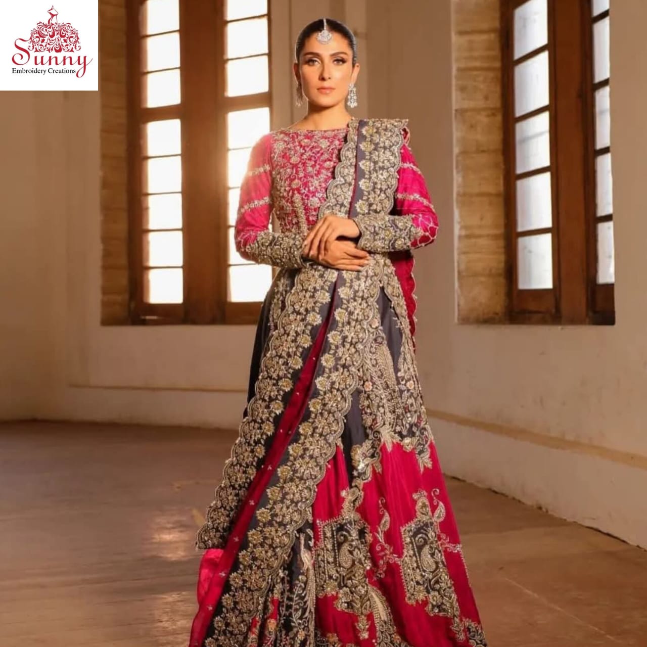 Royal Flush Bridal Dress - SUNNY Embroidery Creations