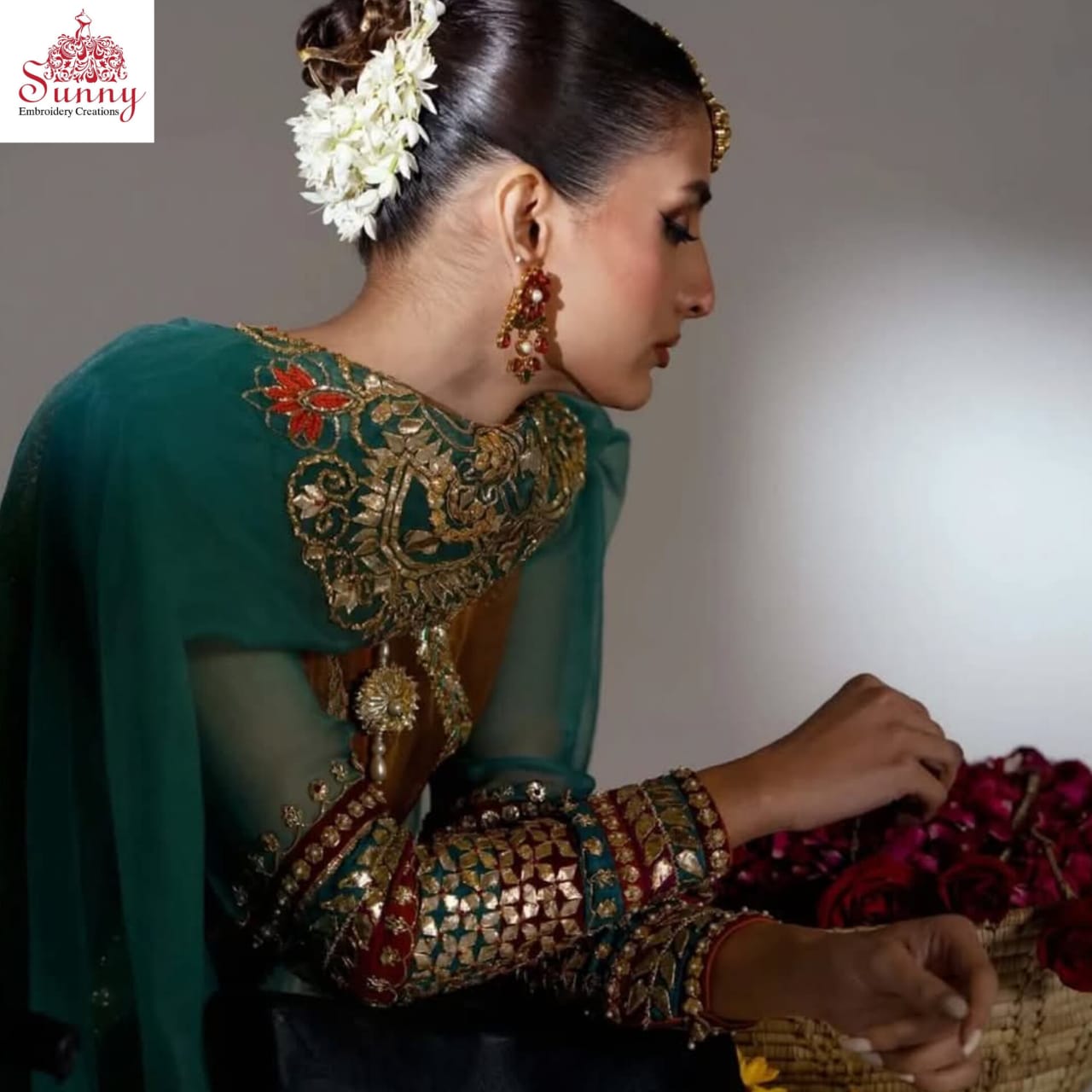 Traditional Tapestry Party Wear - SUNNY Embroidery Creations