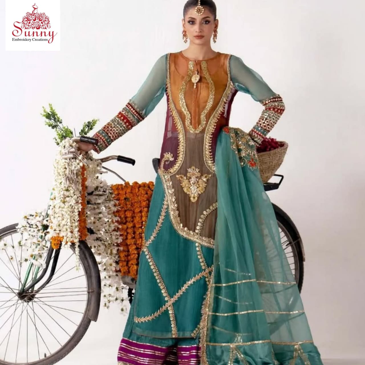 Traditional Tapestry Party Wear - SUNNY Embroidery Creations
