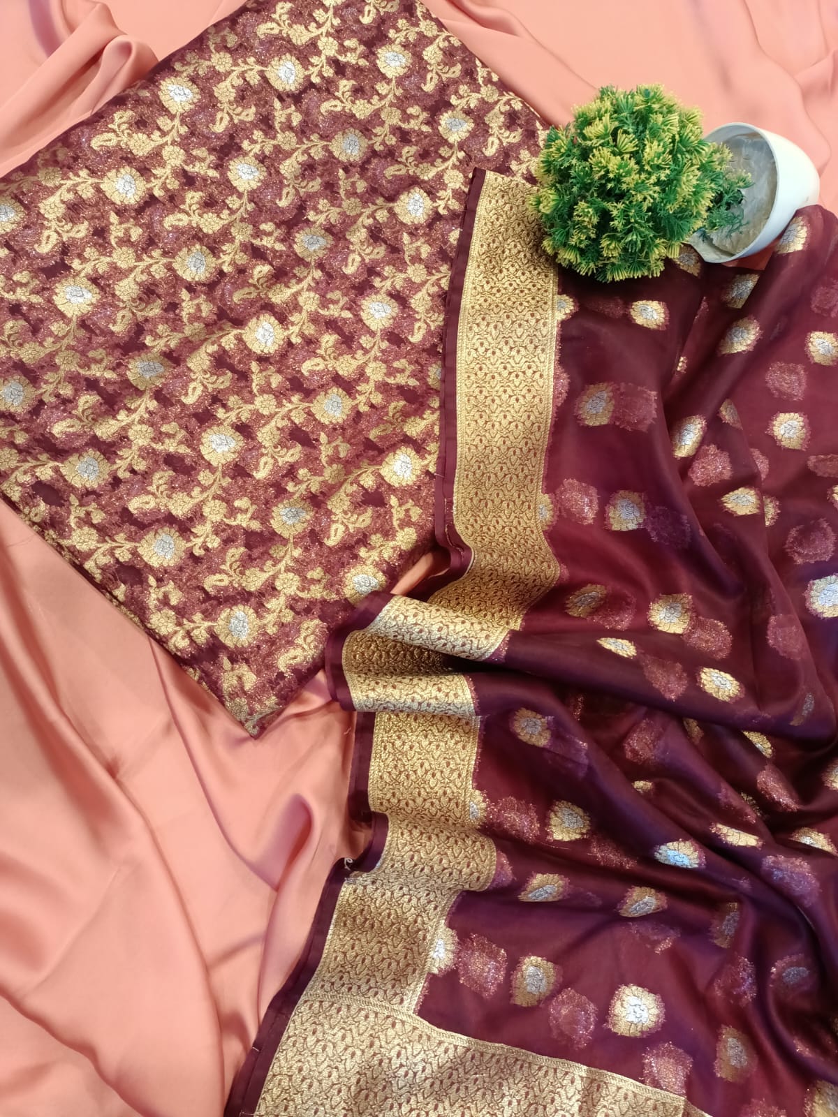 Banarsi Beauty Dress - SUNNY Embroidery Creations