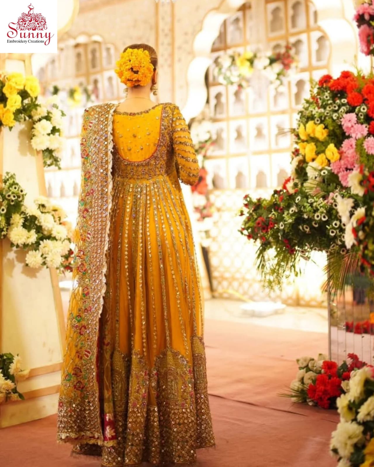 Mehndi Magic Party Wear - SUNNY Embroidery Creations