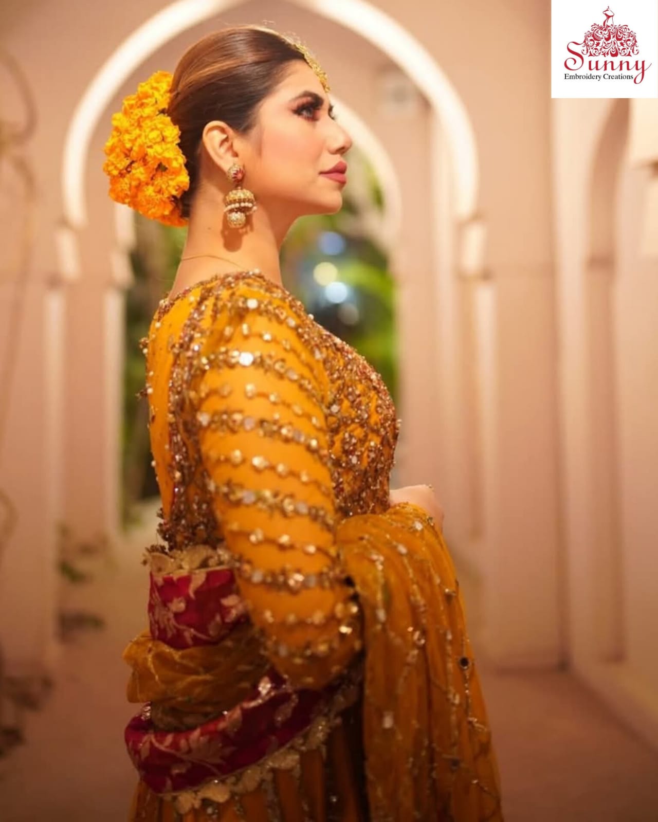 Mehndi Magic Party Wear - SUNNY Embroidery Creations