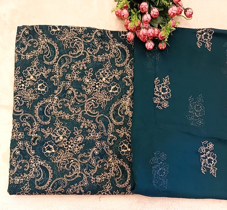 Cut Work Couture Party Wear - SUNNY Embroidery Creations