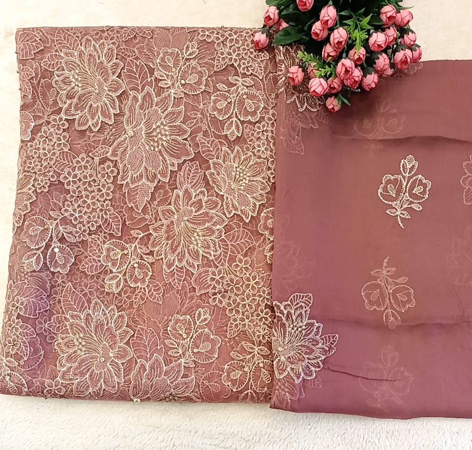 Lilac Oasis Party Wear - SUNNY Embroidery Creations