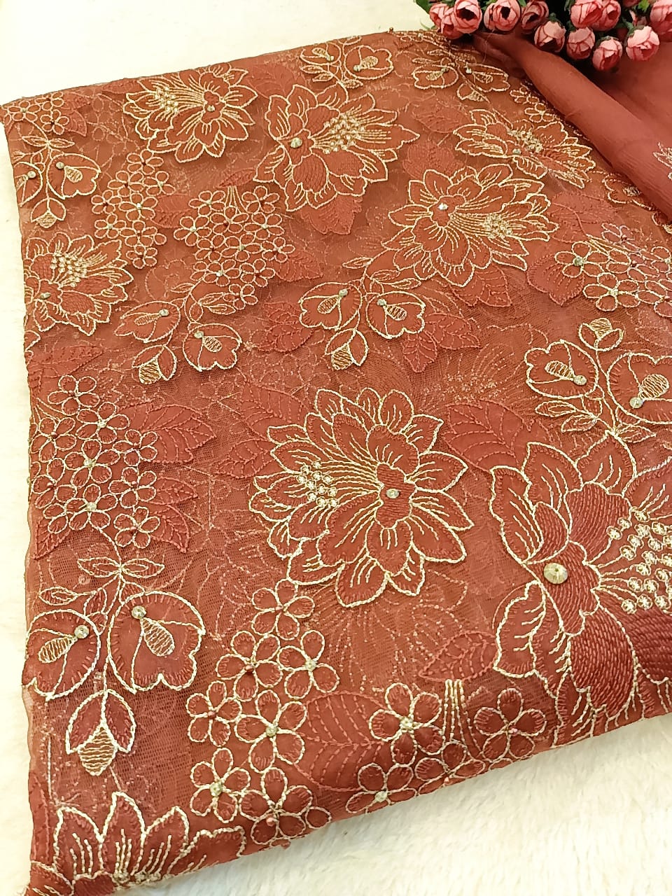 Rustic Elegance Party Wear - SUNNY Embroidery Creations