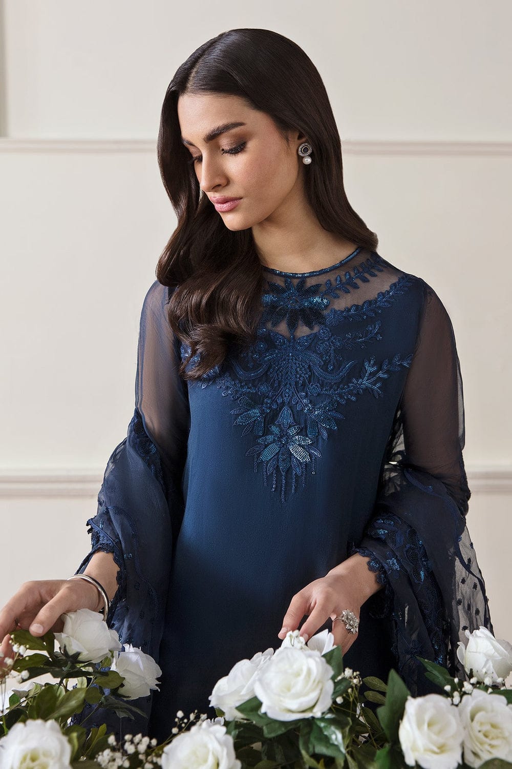 Blueberry Bliss Party Wear - SUNNY Embroidery Creations
