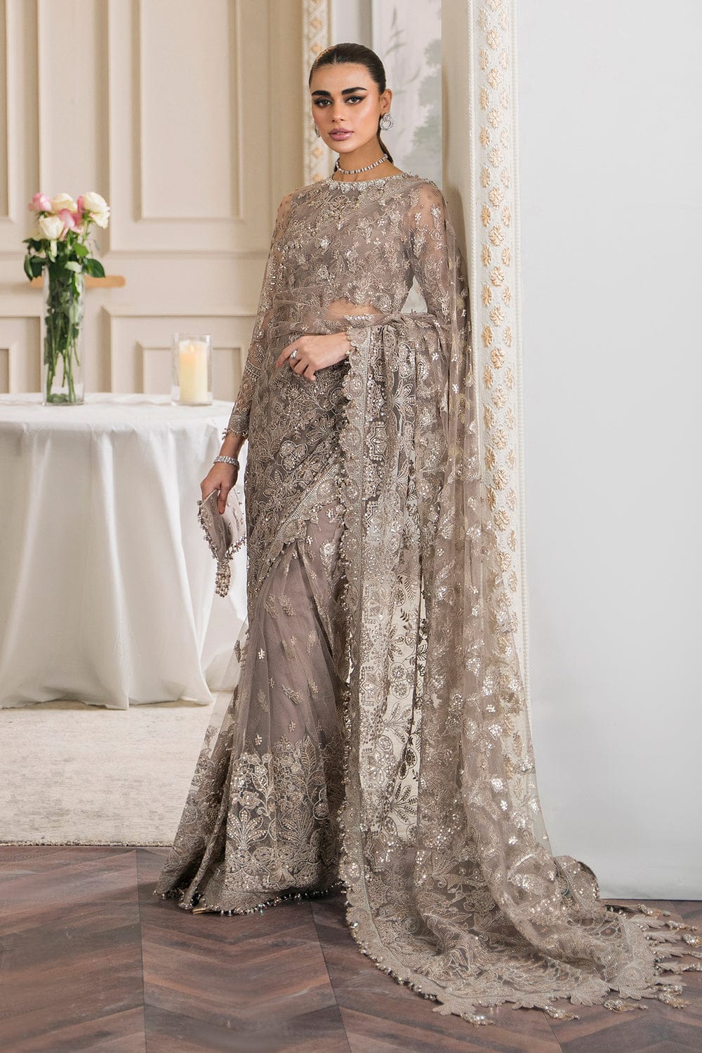 Warm Embrace Party Wear - SUNNY Embroidery Creations