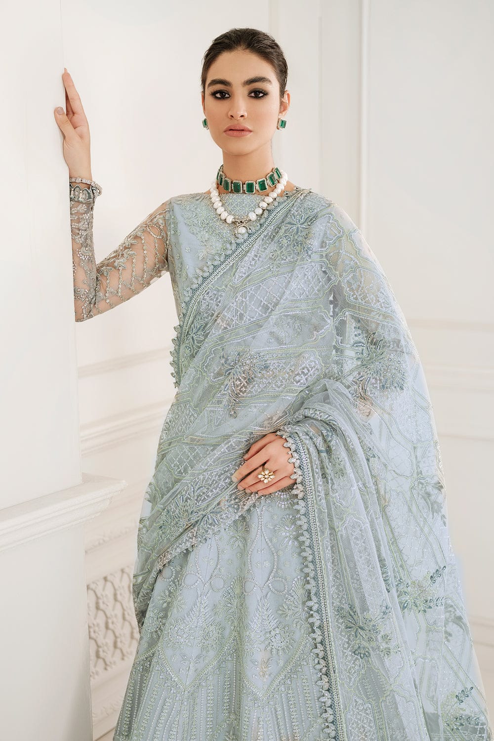 Pastel Paradise Party Wear - SUNNY Embroidery Creations