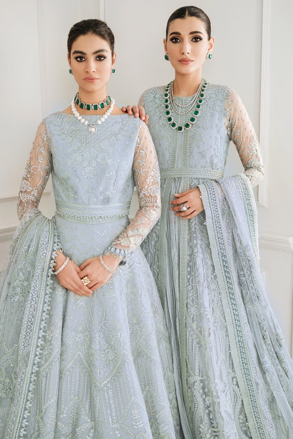 Pastel Paradise Party Wear - SUNNY Embroidery Creations