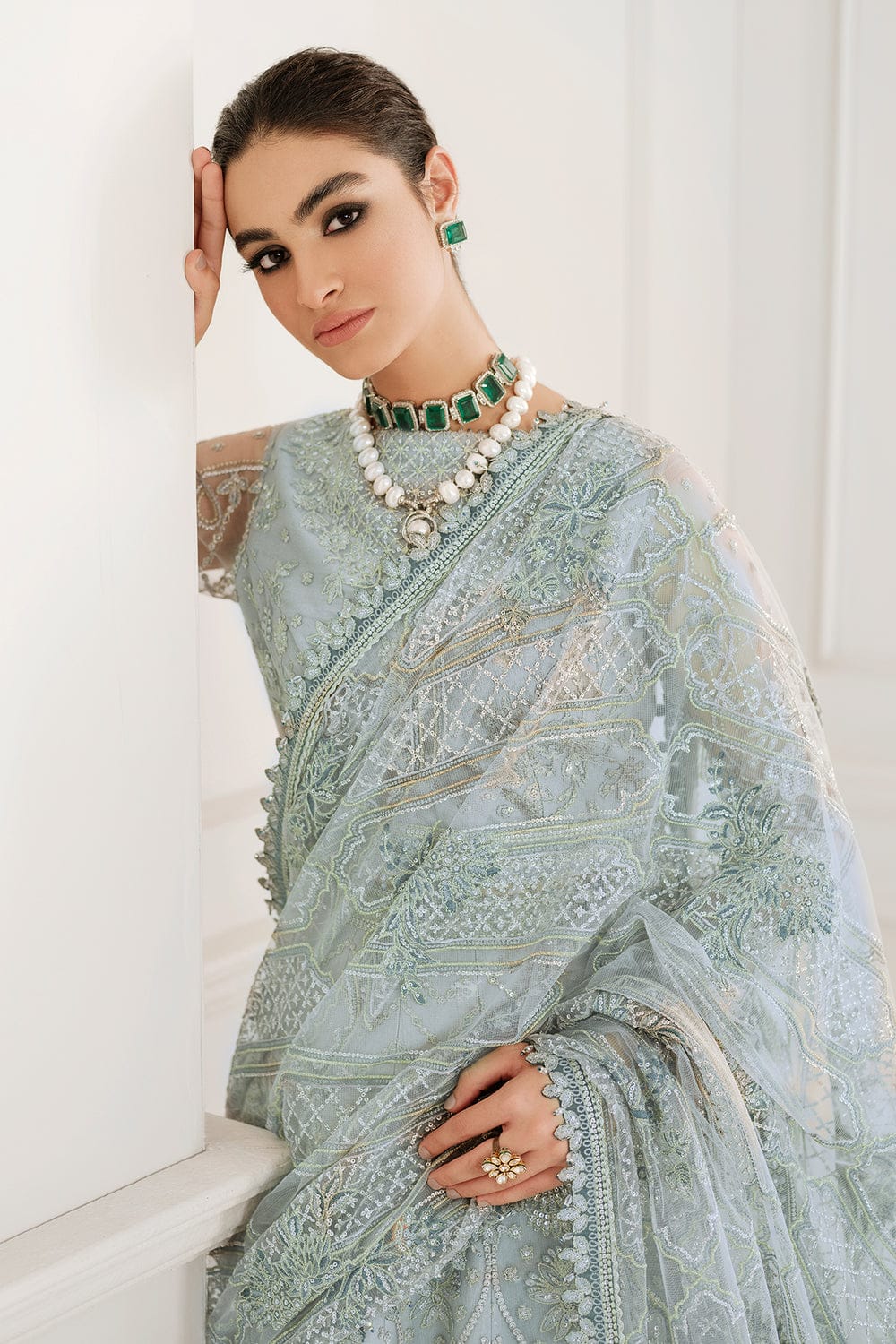 Pastel Paradise Party Wear - SUNNY Embroidery Creations