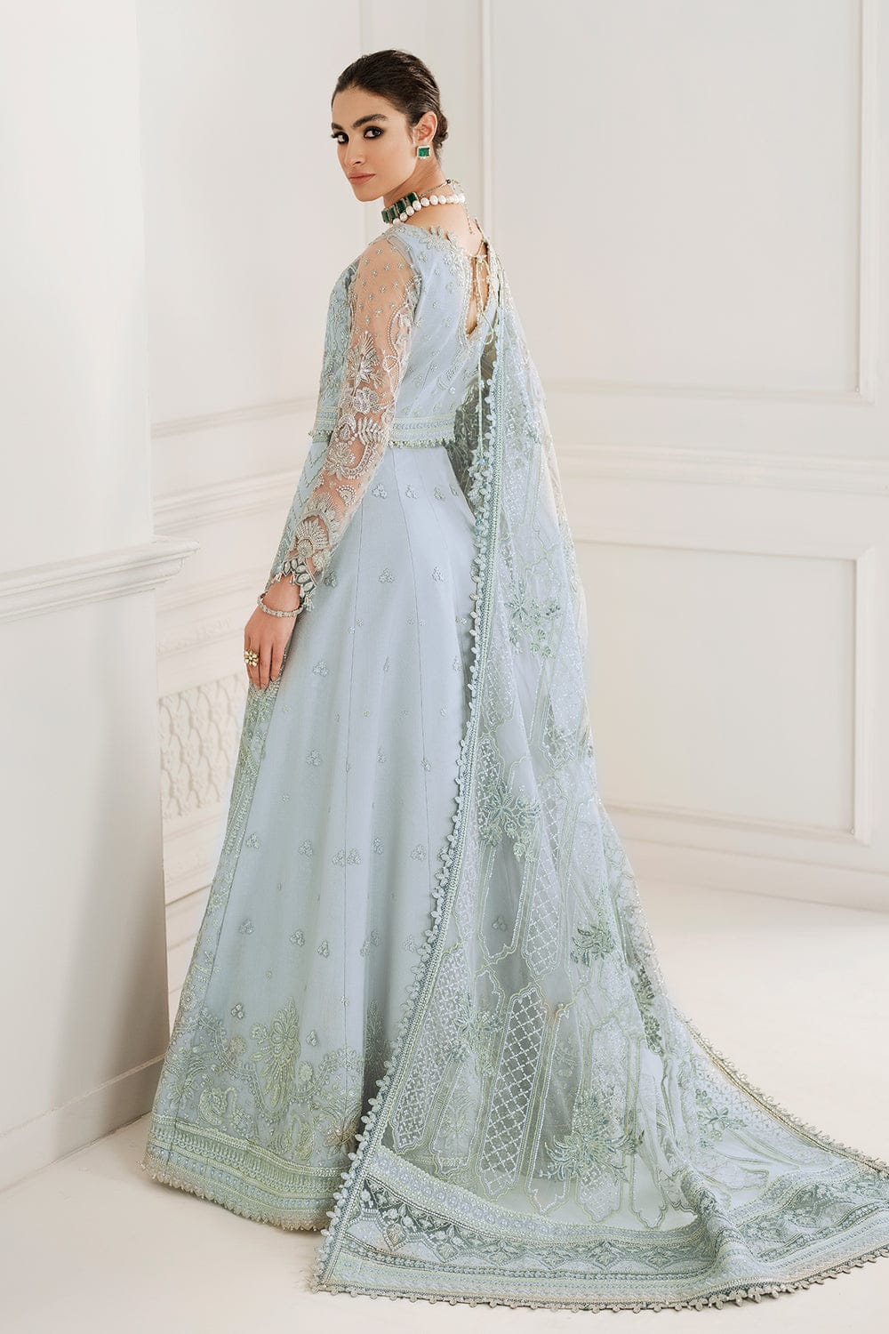 Pastel Paradise Party Wear - SUNNY Embroidery Creations