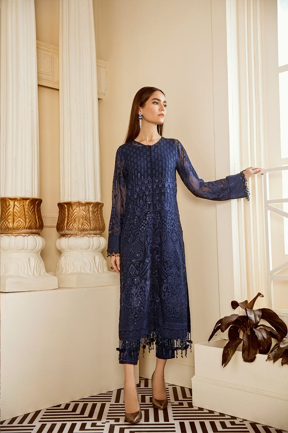 Neavy Noir Party Wear - SUNNY Embroidery Creations