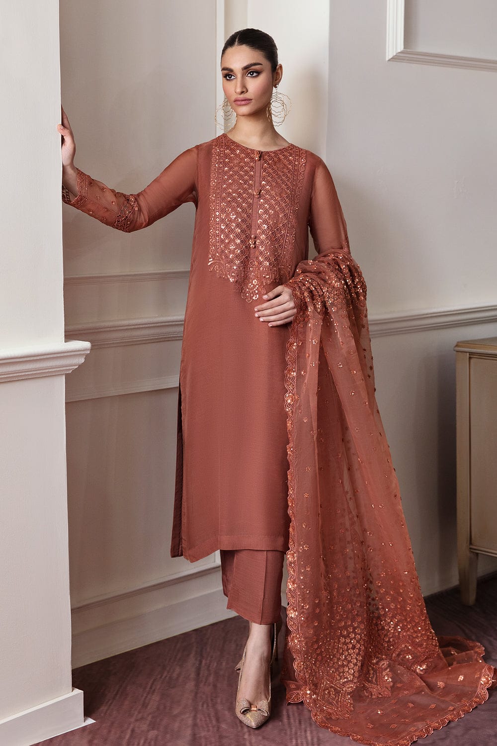 Ructic Glam Party Wear - SUNNY Embroidery Creations