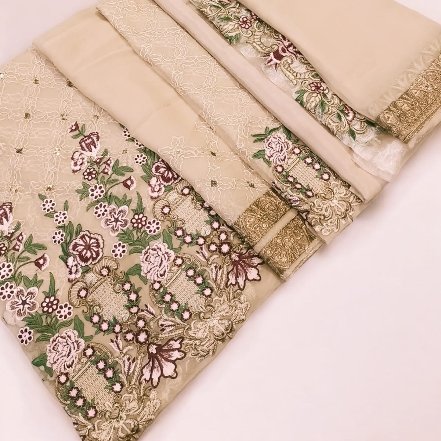 Luxury Party Wear Dress - SUNNY Embroidery Creations