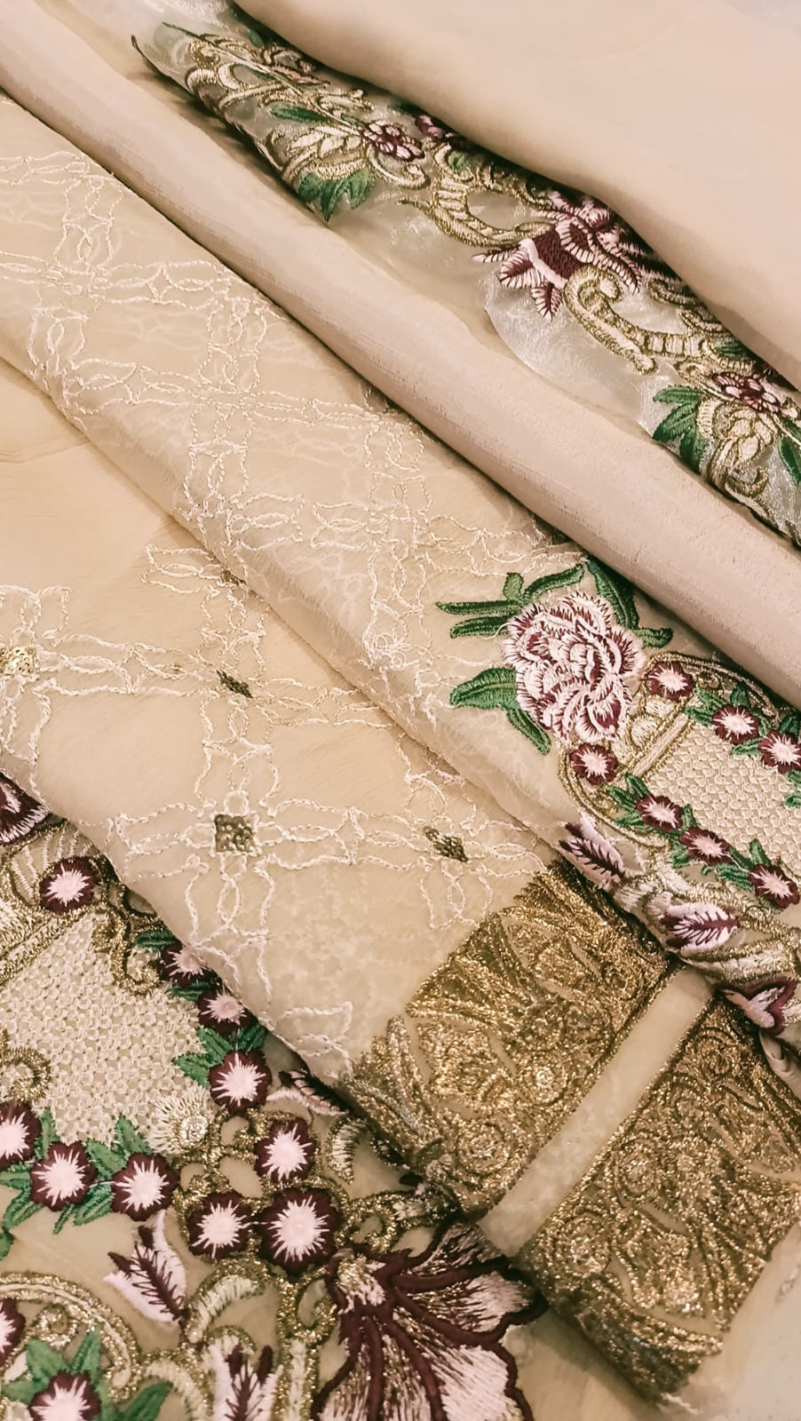 Luxury Party Wear Dress - SUNNY Embroidery Creations