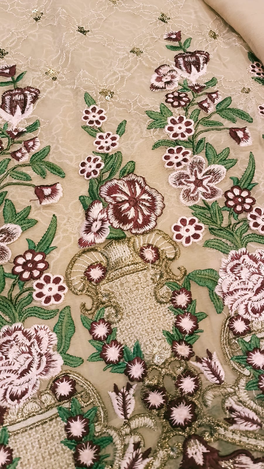 Luxury Party Wear Dress - SUNNY Embroidery Creations