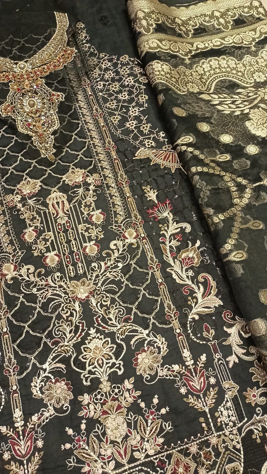 Luxury Party Wear Dress - SUNNY Embroidery Creations
