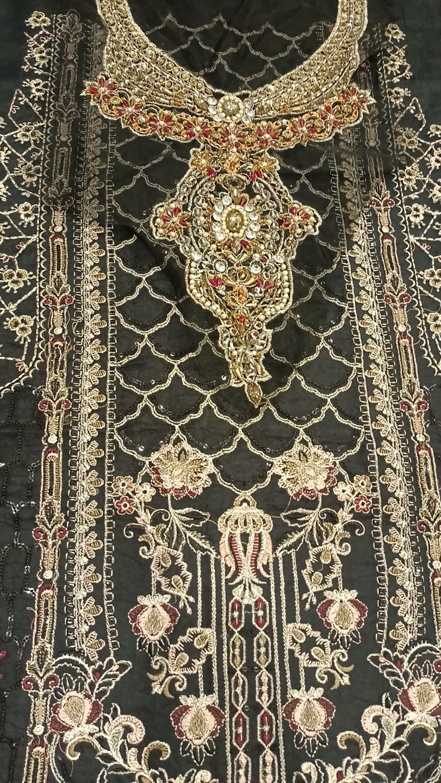 Luxury Party Wear Dress - SUNNY Embroidery Creations