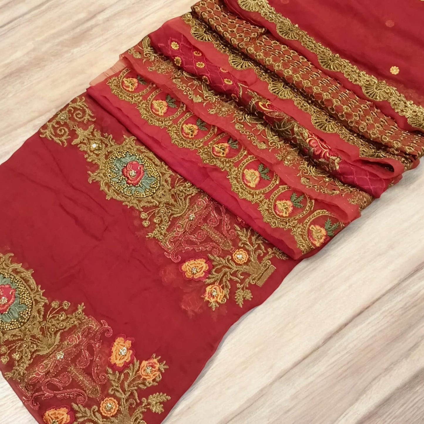 Luxury Party Wear Dress - SUNNY Embroidery Creations