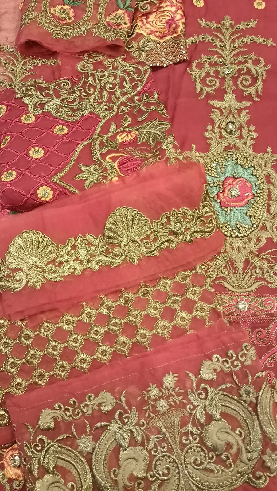 Luxury Party Wear Dress - SUNNY Embroidery Creations