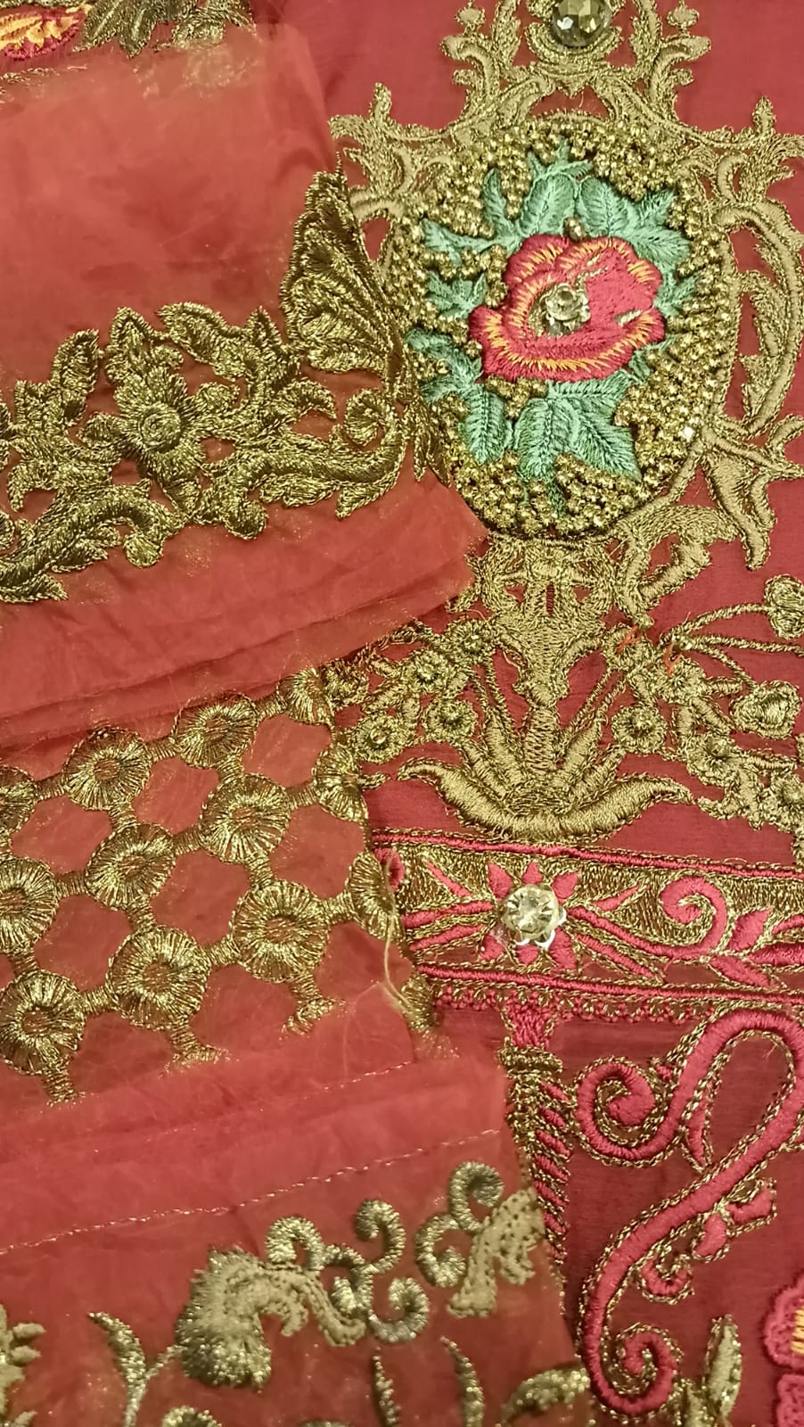 Luxury Party Wear Dress - SUNNY Embroidery Creations