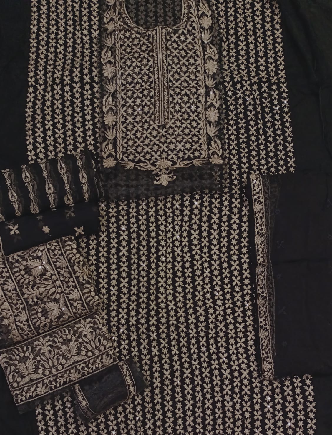 Luxury Party Wear Dress - SUNNY Embroidery Creations