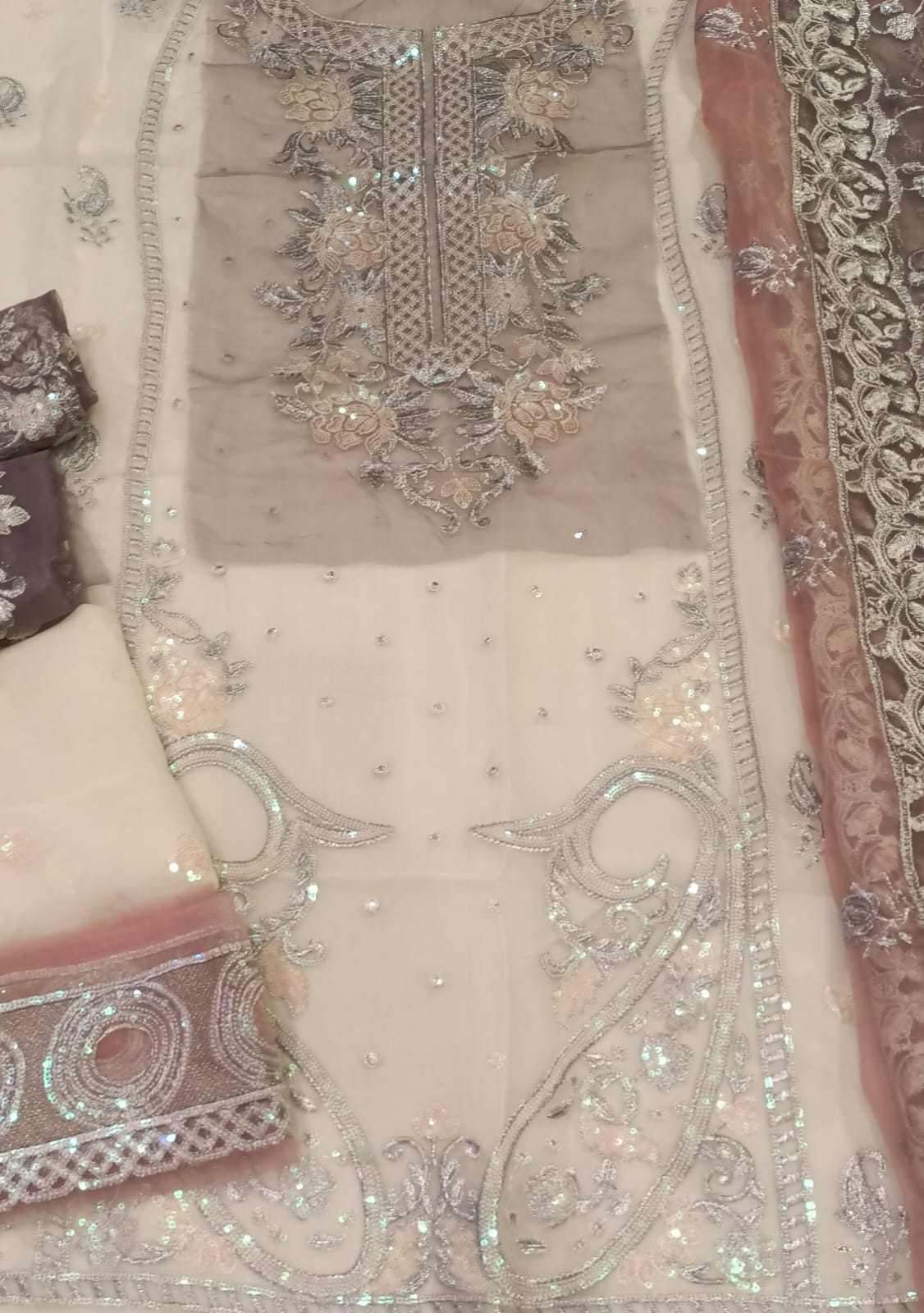 Luxury Party Wear Dress - SUNNY Embroidery Creations