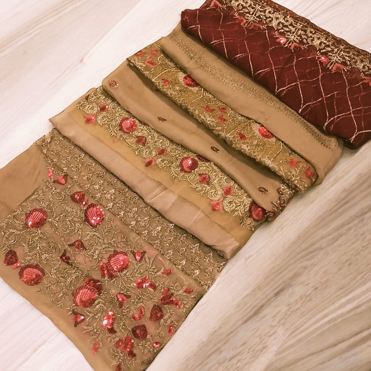 Luxury Party Wear Dress - SUNNY Embroidery Creations