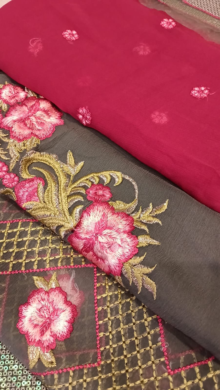 Luxury Party Wear Dress - SUNNY Embroidery Creations