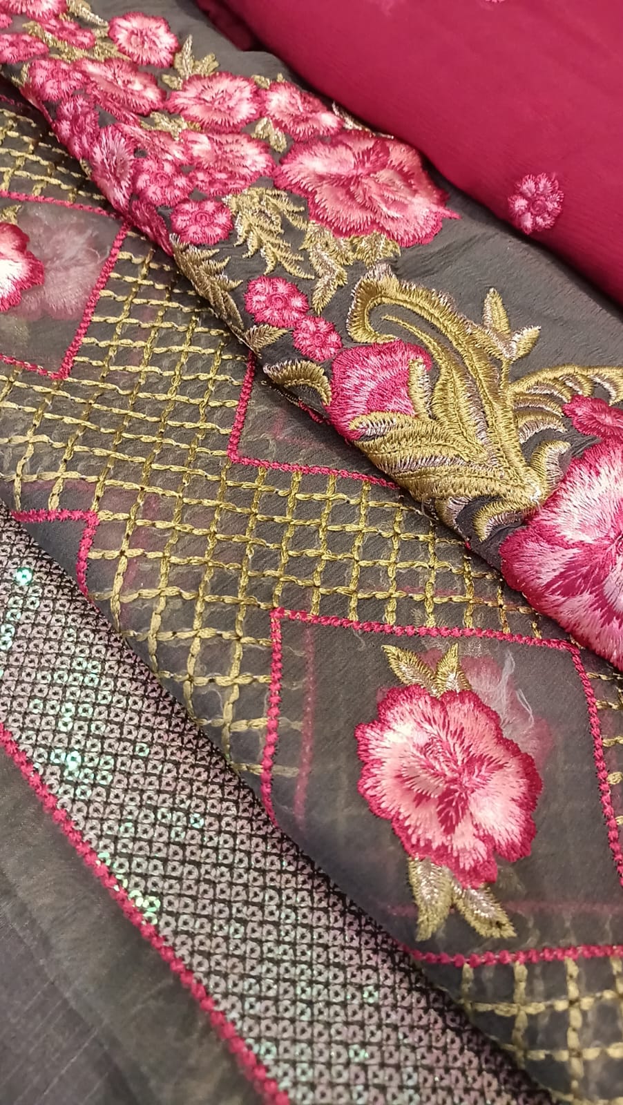 Luxury Party Wear Dress - SUNNY Embroidery Creations