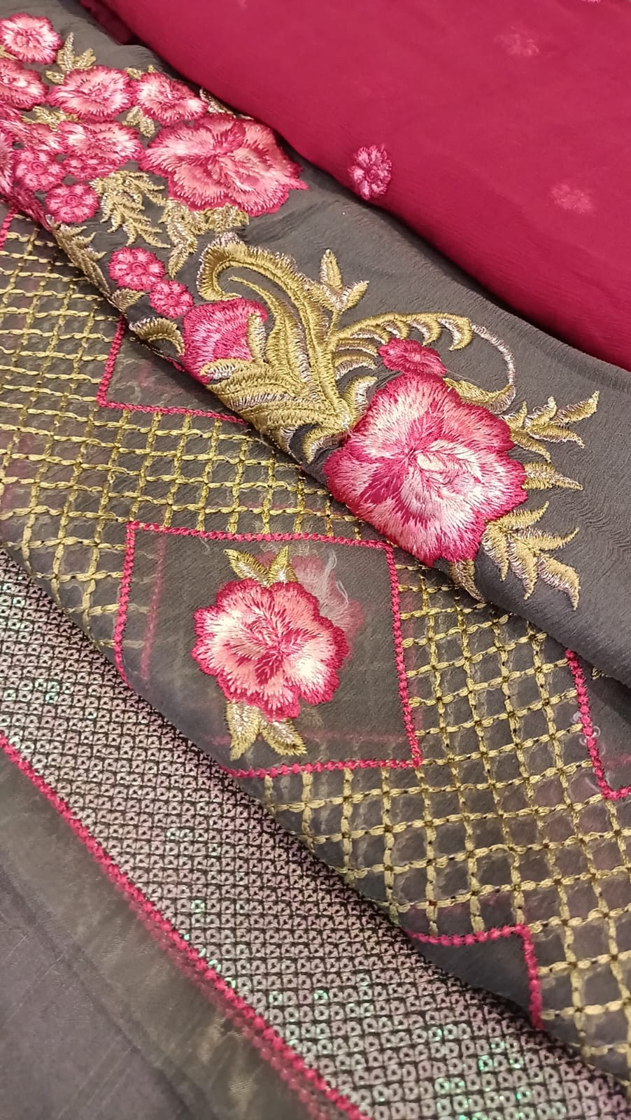 Luxury Party Wear Dress - SUNNY Embroidery Creations