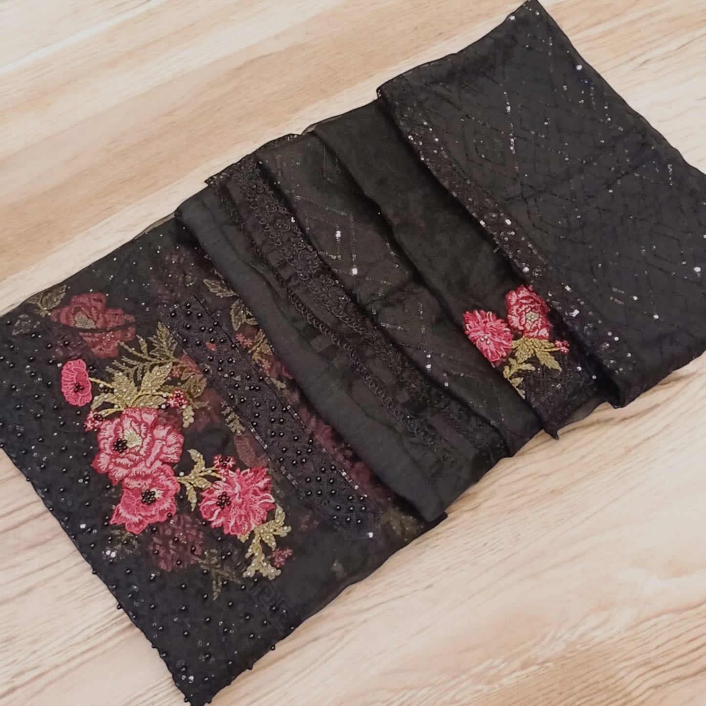 Luxury Party Wear Dress - SUNNY Embroidery Creations