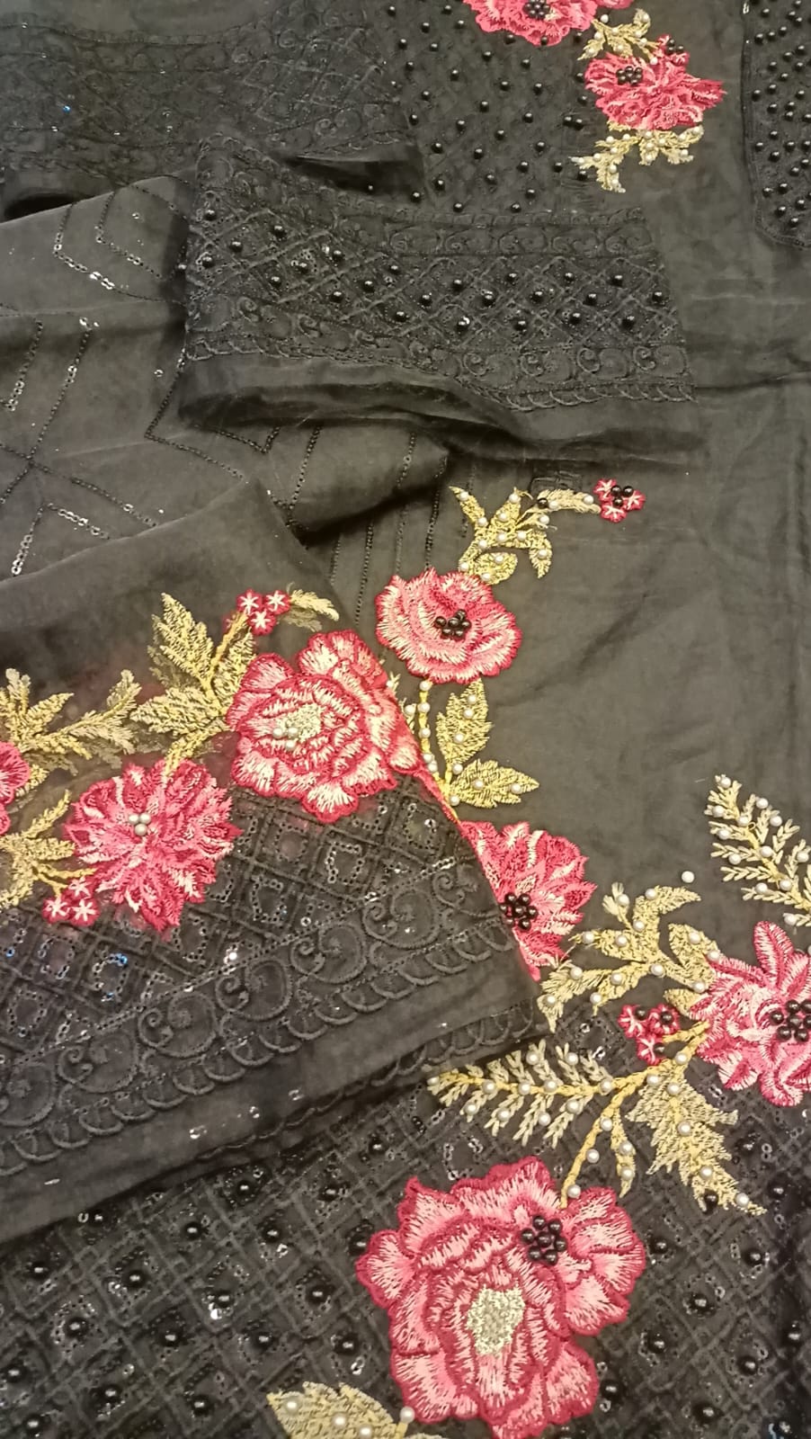 Luxury Party Wear Dress - SUNNY Embroidery Creations
