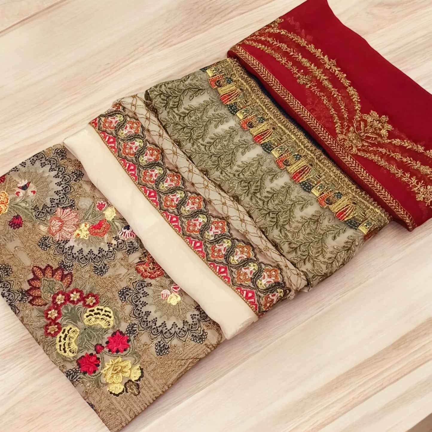 Luxury Party Wear Dress - SUNNY Embroidery Creations
