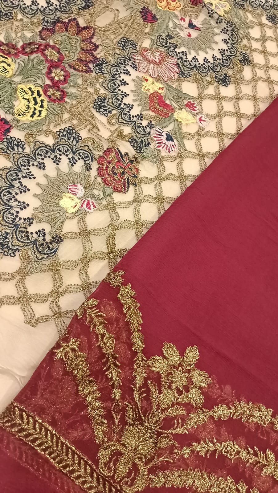 Luxury Party Wear Dress - SUNNY Embroidery Creations