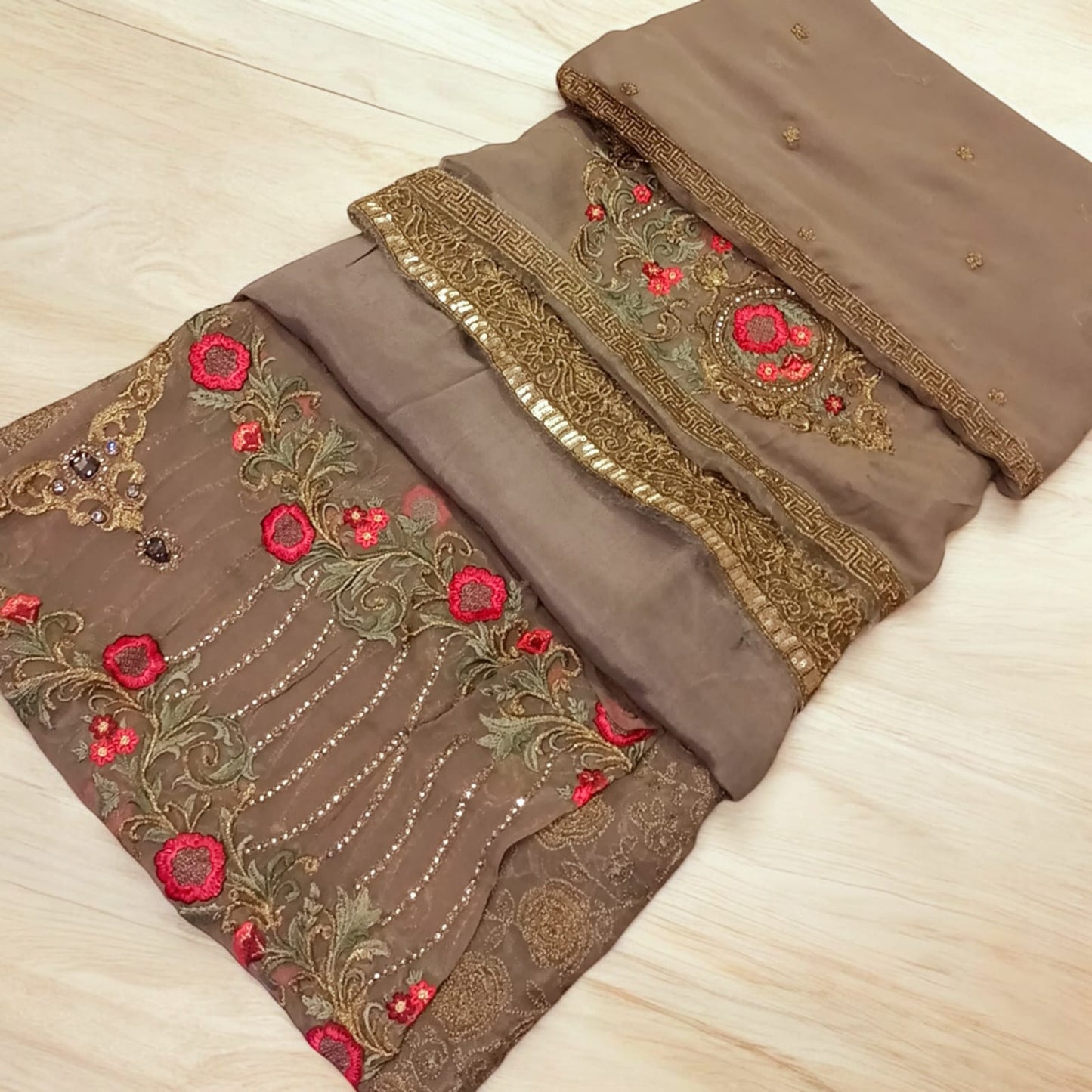 Luxury Party Wear Dress - SUNNY Embroidery Creations
