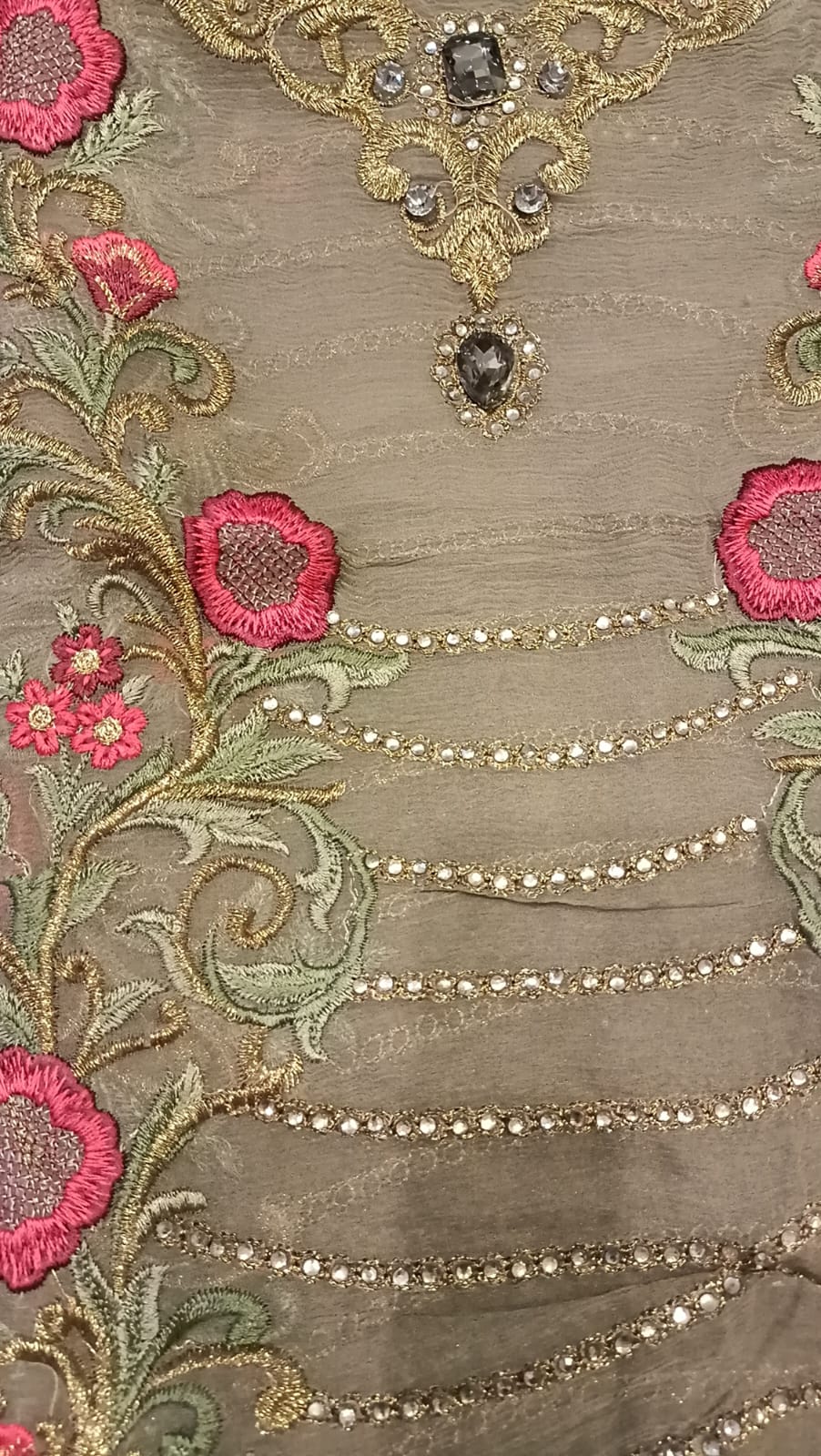Luxury Party Wear Dress - SUNNY Embroidery Creations