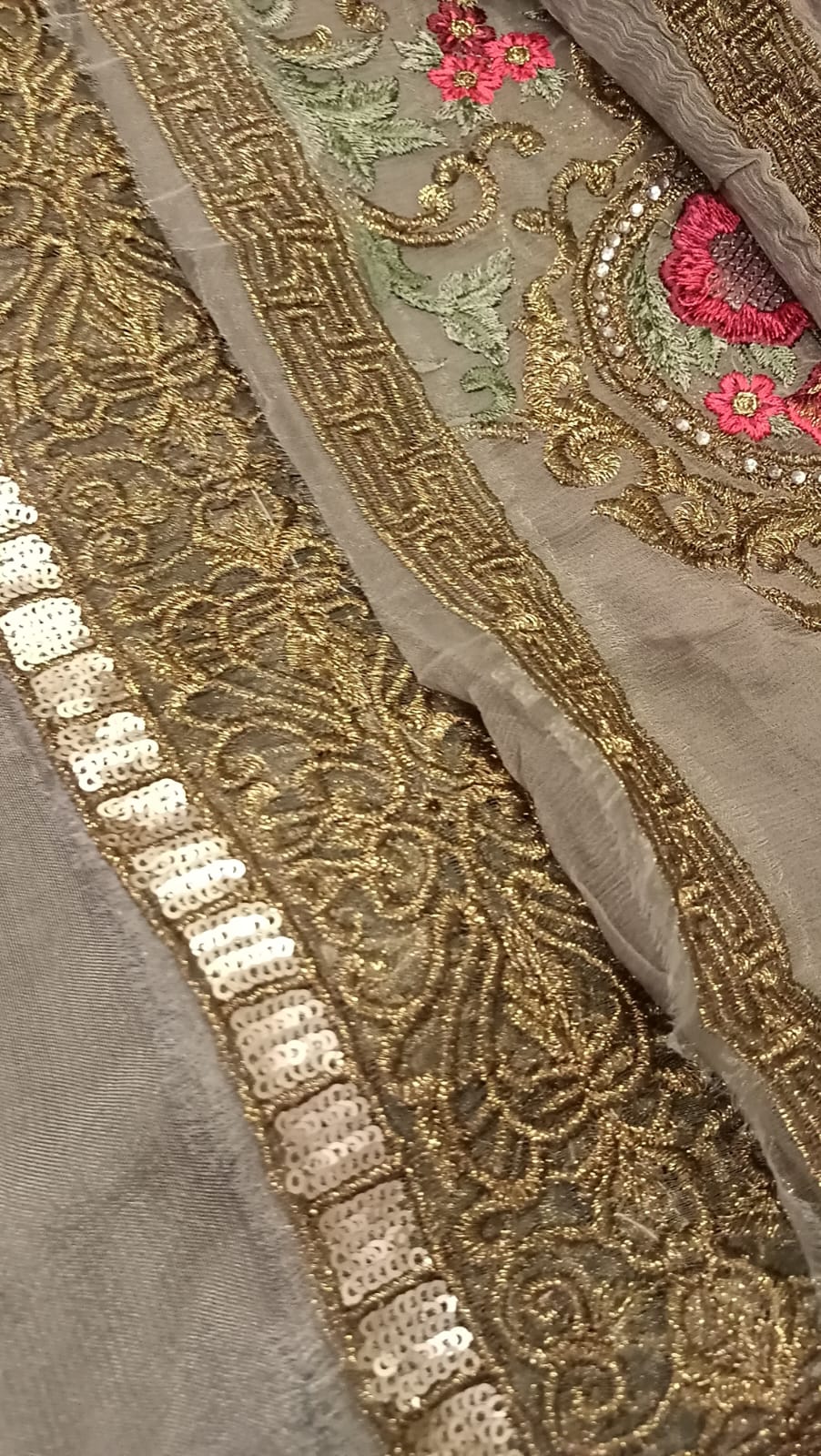 Luxury Party Wear Dress - SUNNY Embroidery Creations