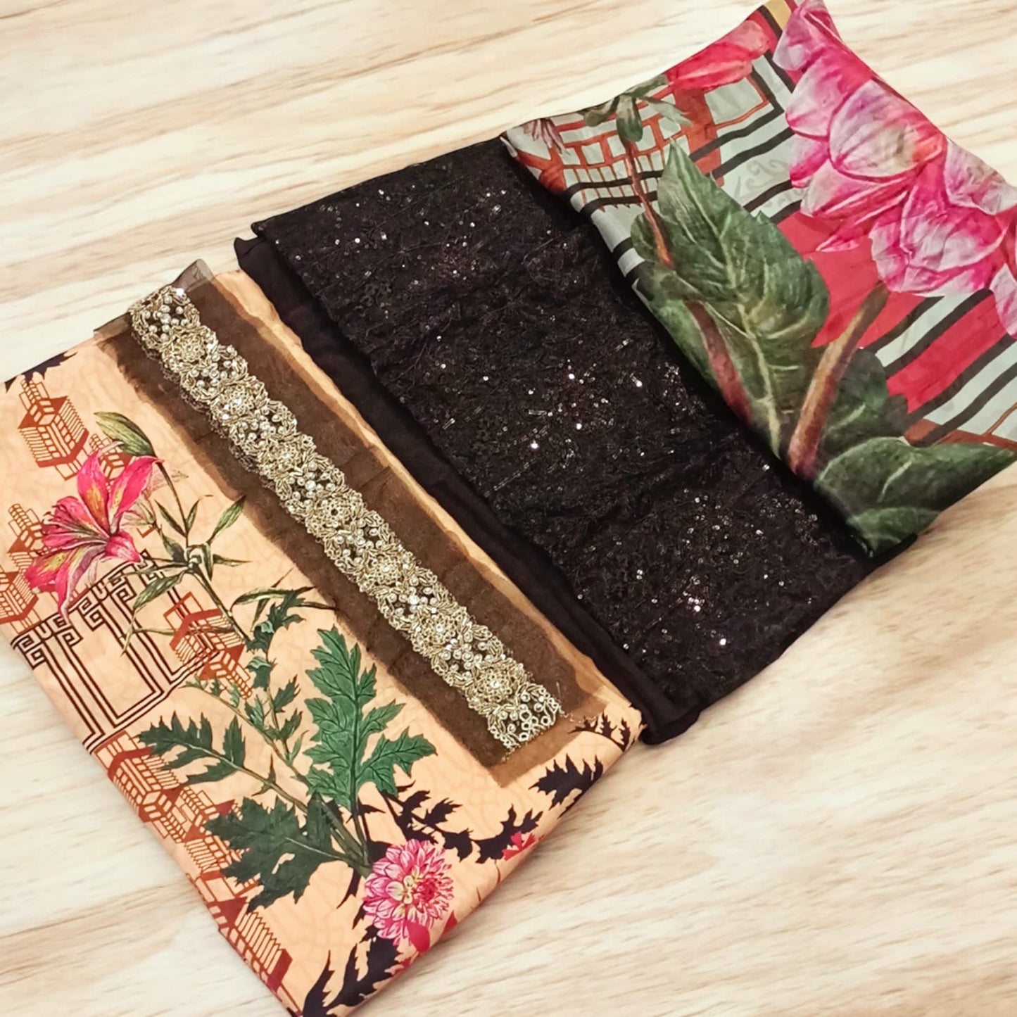 Luxury Party Wear Dress - SUNNY Embroidery Creations