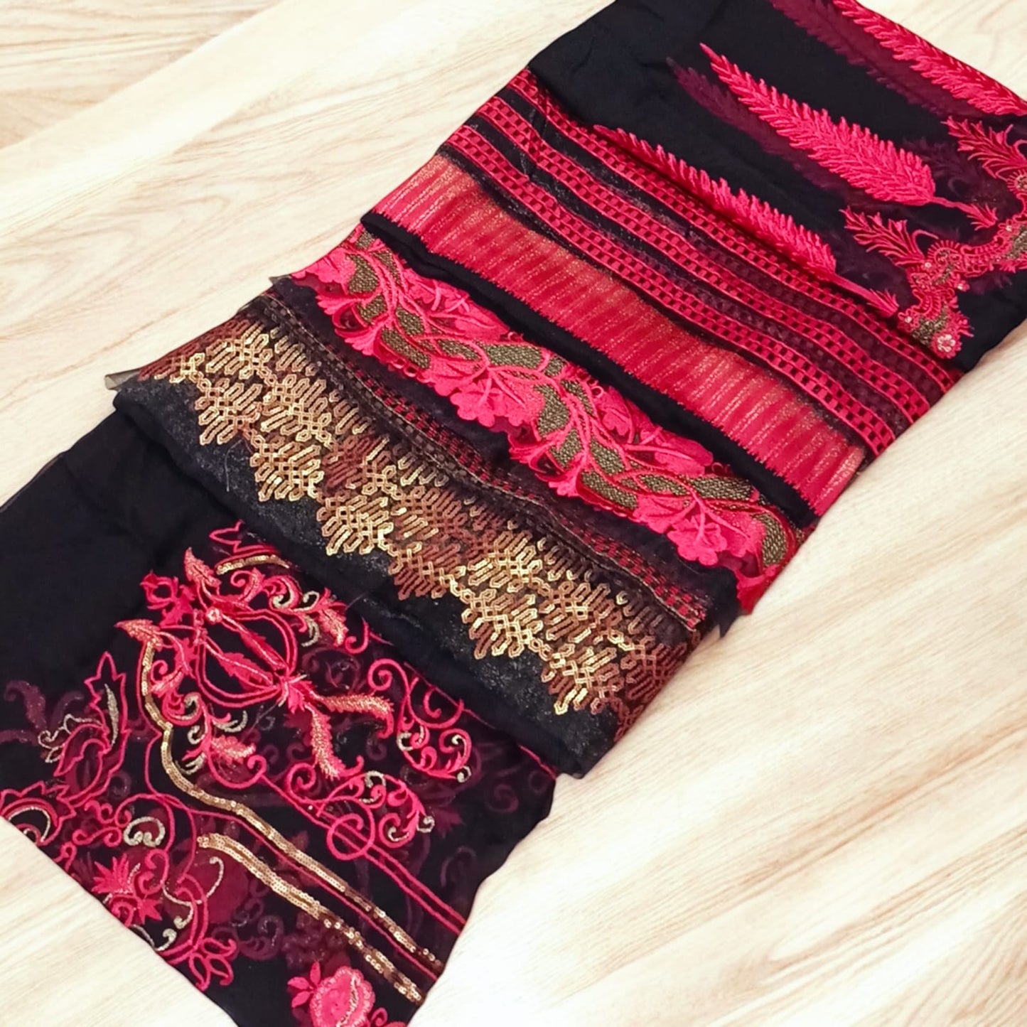 Luxury Party Wear Dress - SUNNY Embroidery Creations