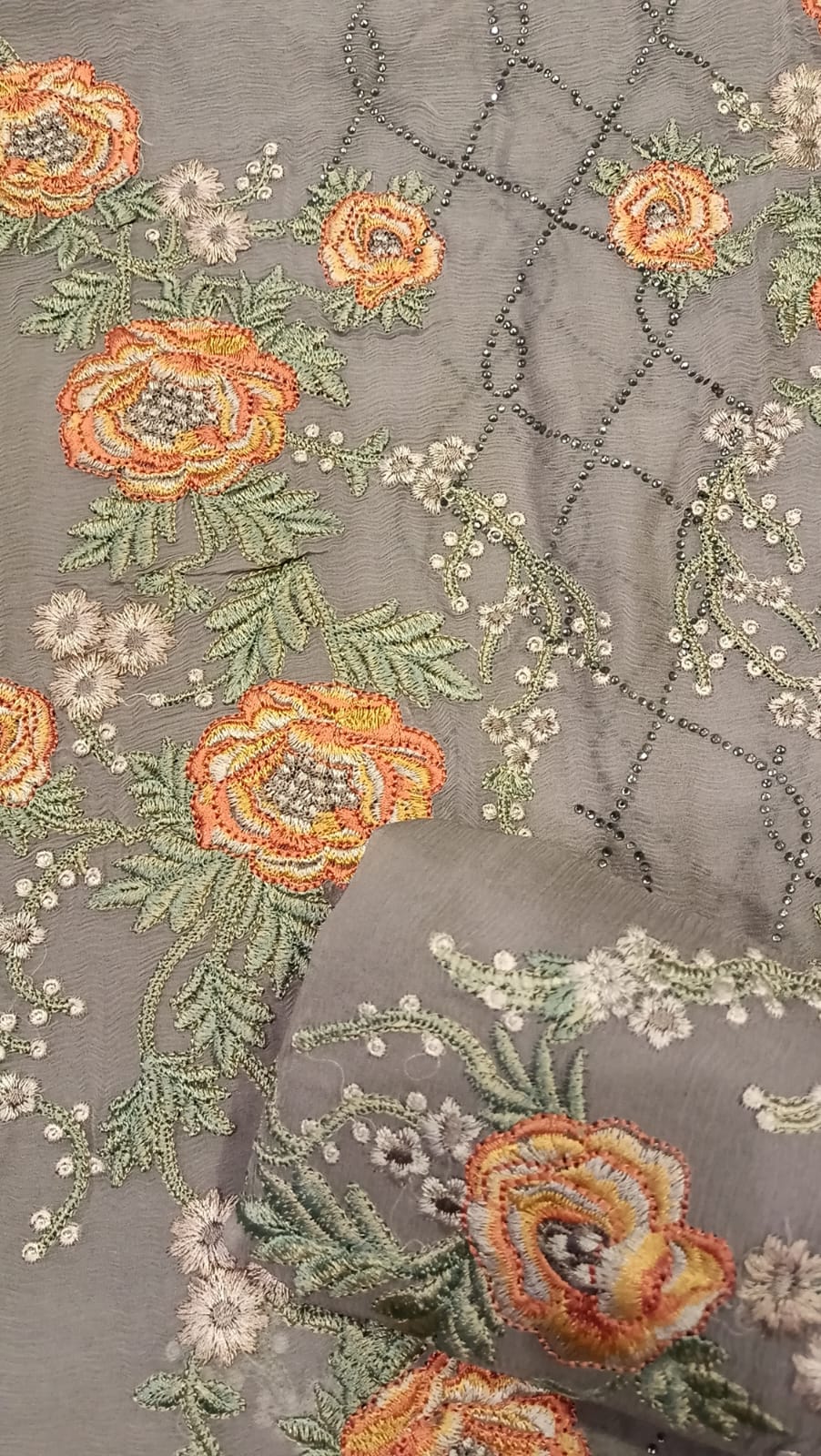 Luxury Party Wear Dress - SUNNY Embroidery Creations