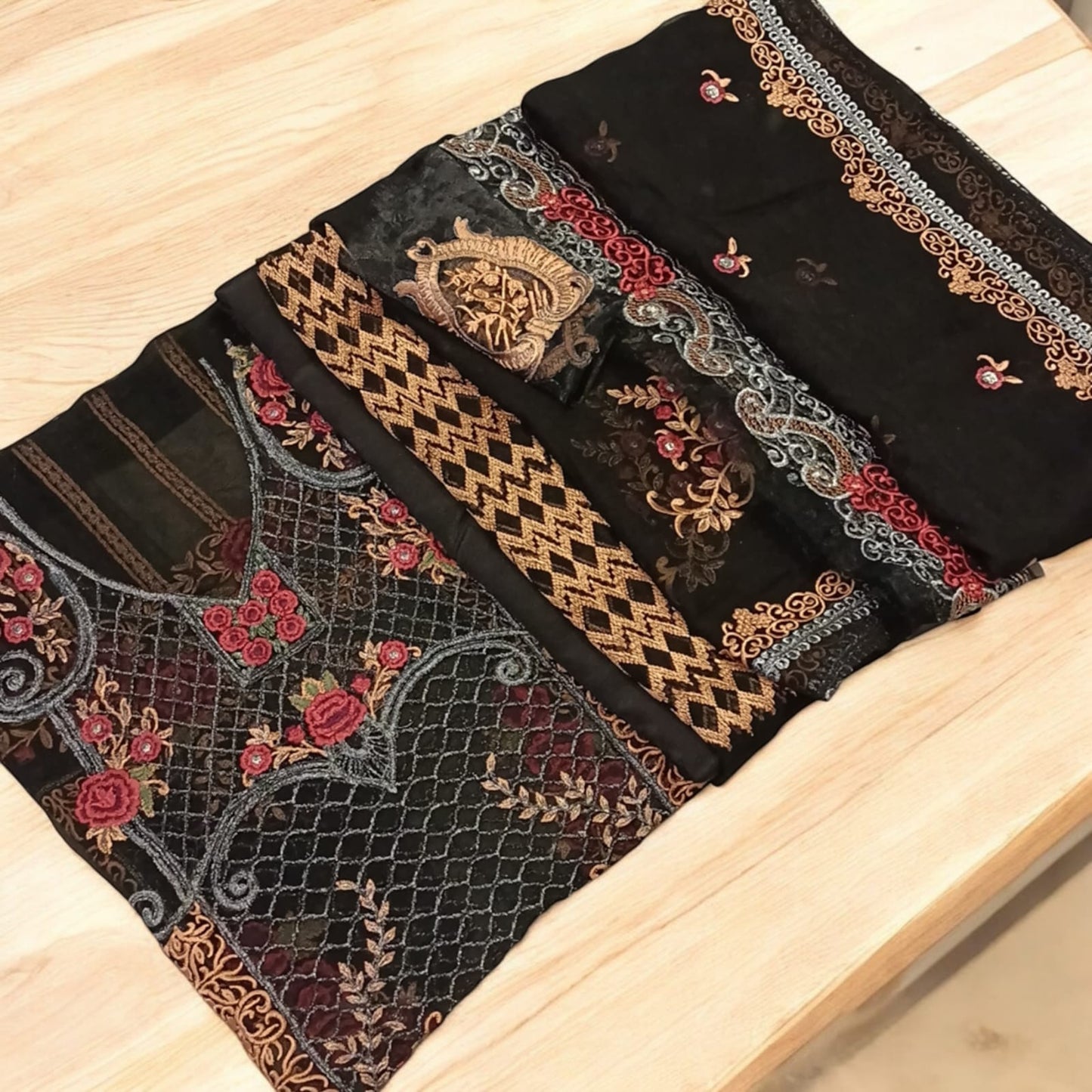 Luxury Party Wear Dress - SUNNY Embroidery Creations