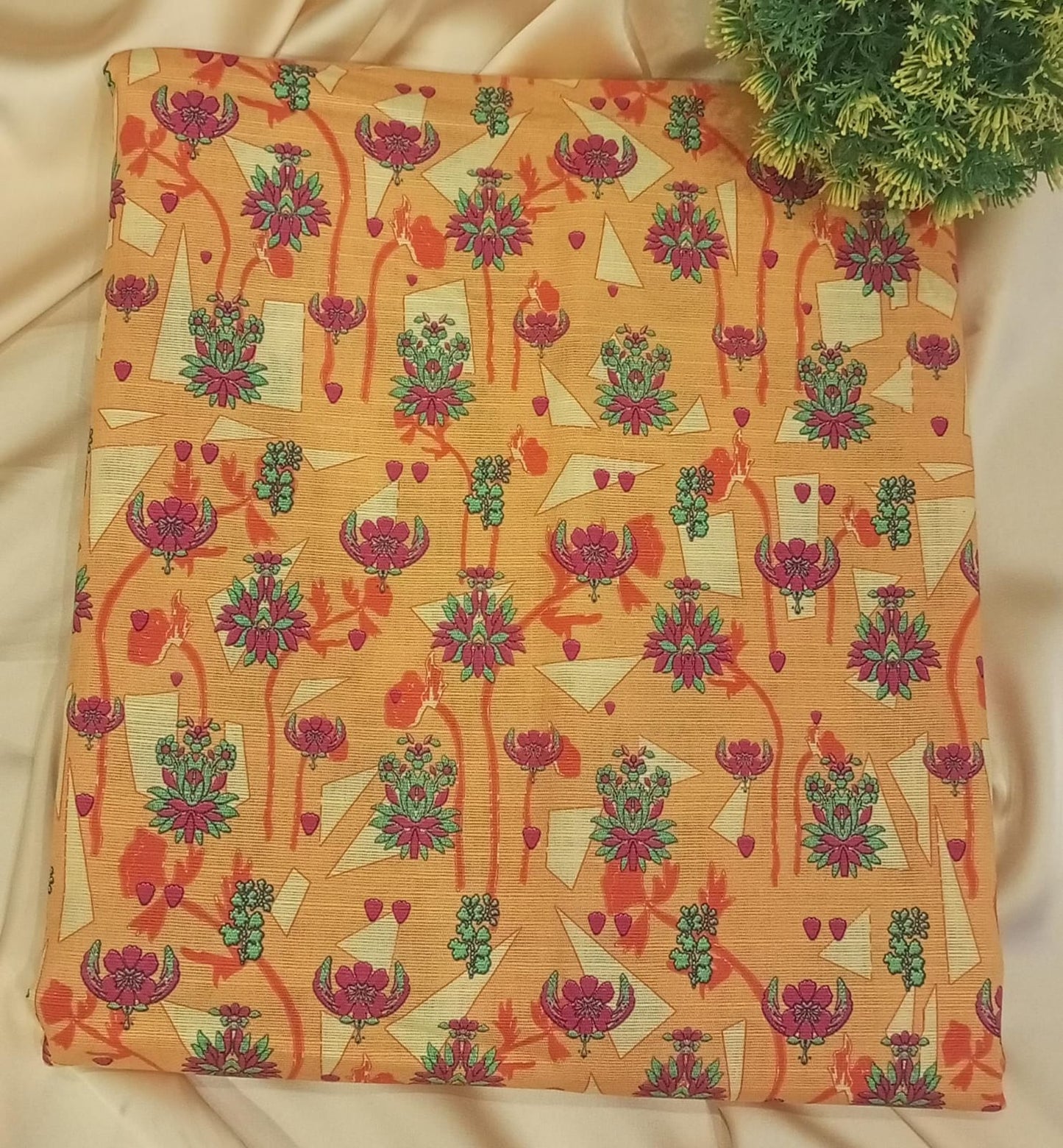Printed Khaddar Casual Dress - SUNNY Embroidery Creations