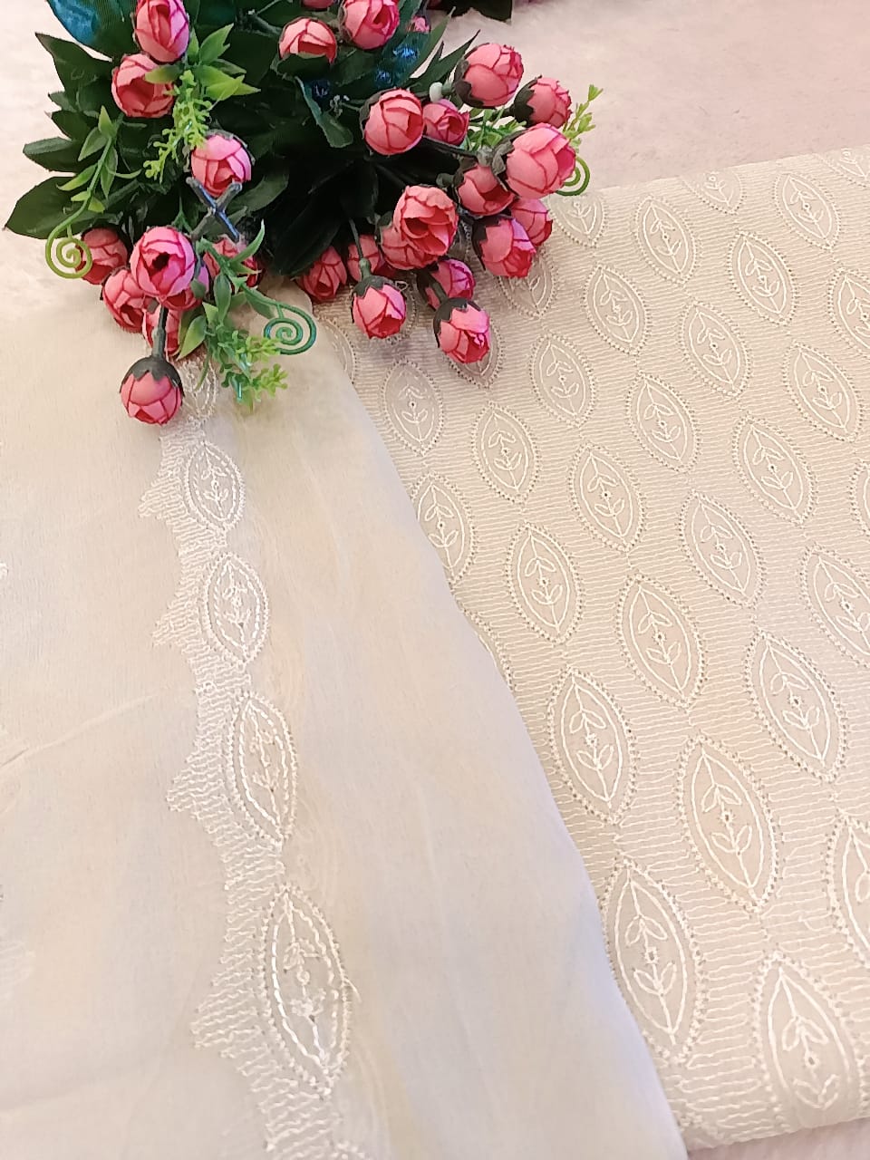 Chikan Kari Lawn Dress - SUNNY Embroidery Creations