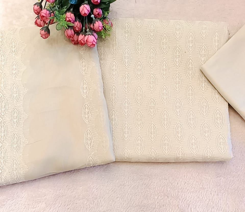 Chikan Kari Lawn Dress - SUNNY Embroidery Creations