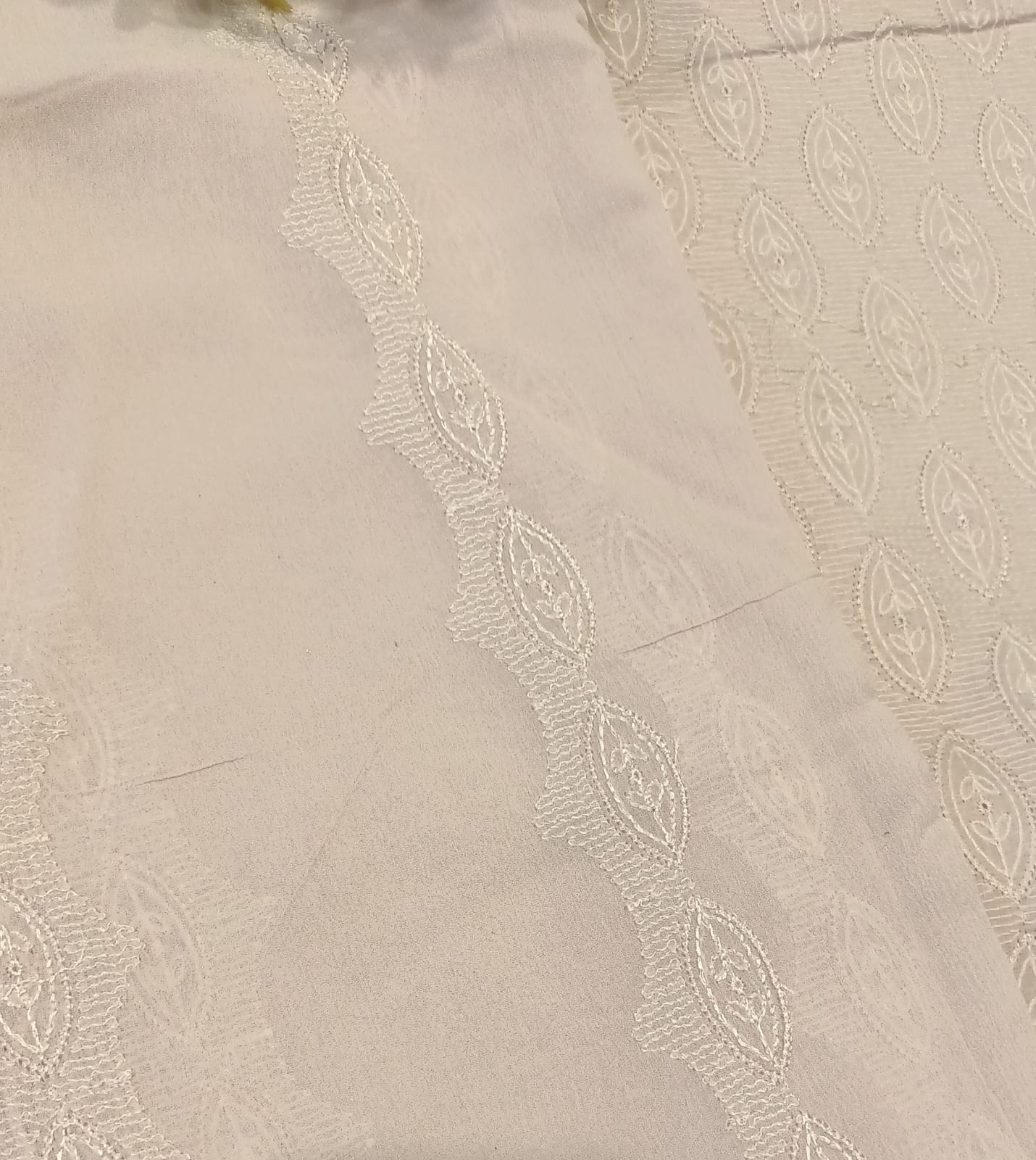 Chikan Kari Lawn Dress