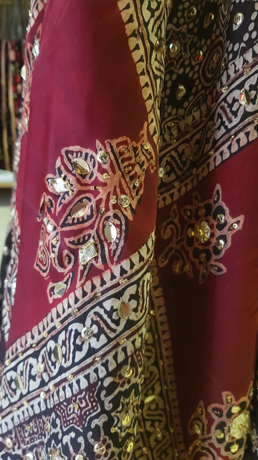 Ajrak Adorned