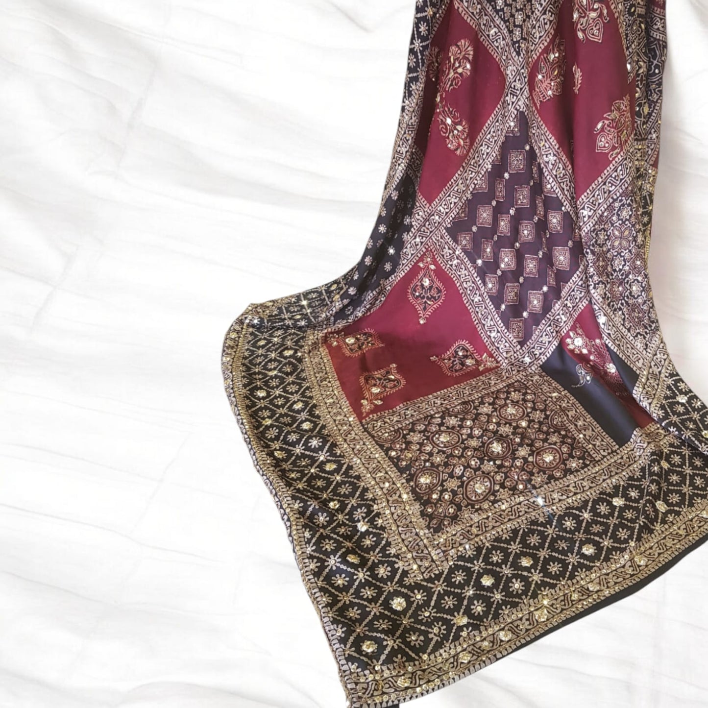 Ajrak Adorned