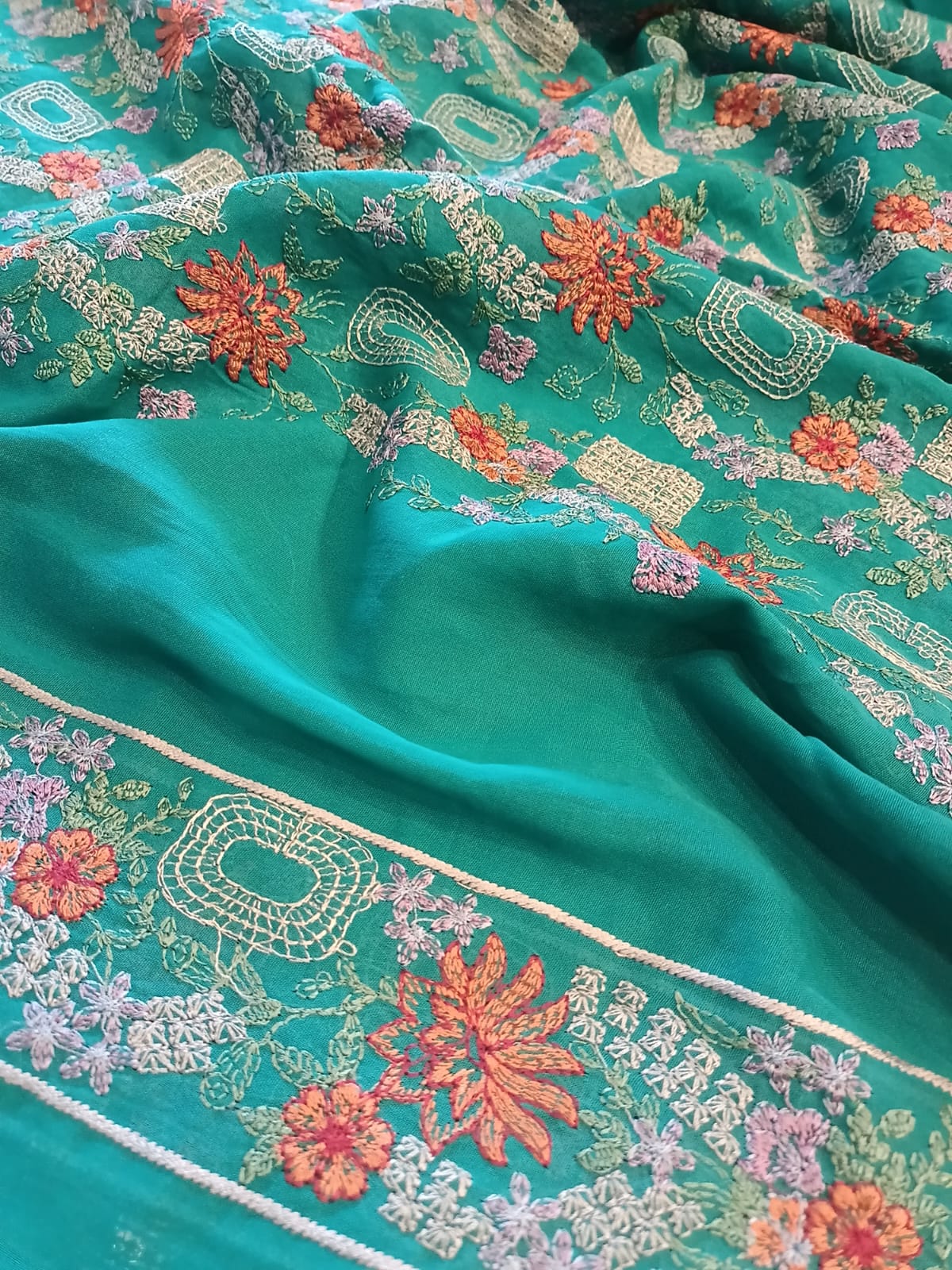 Embroidered Pure Swiss Lawn Dress