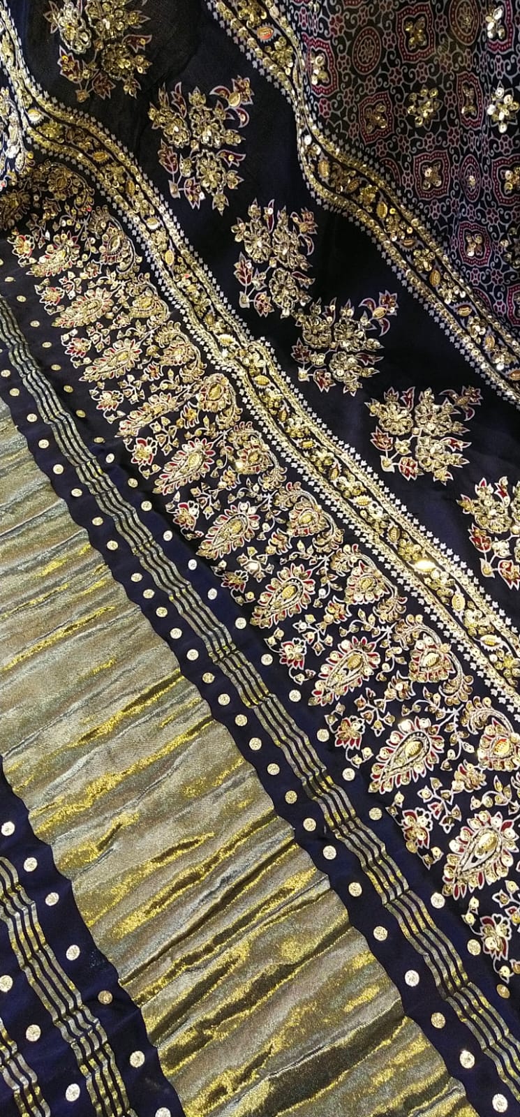 Ajrak Adorned